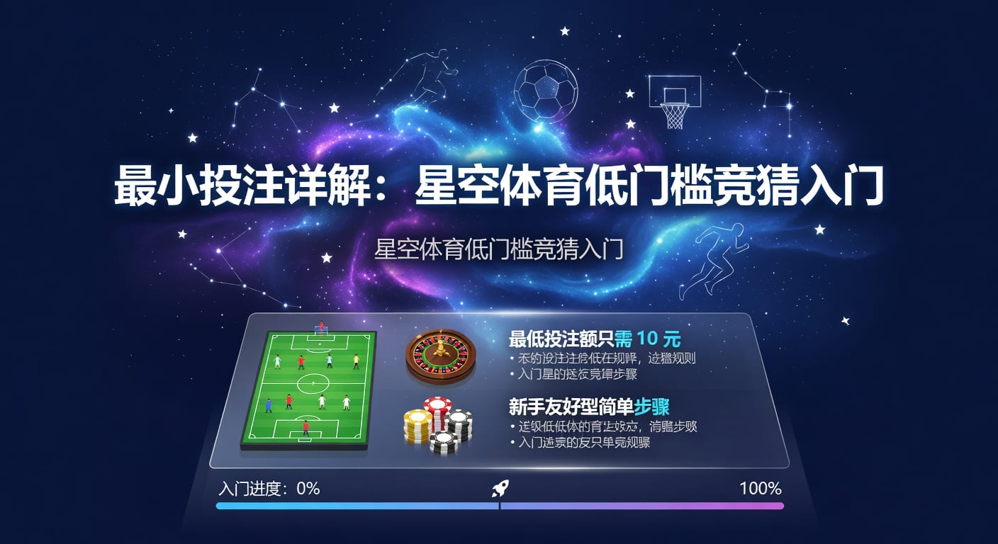 最小投注：体育博彩新手策略与平台考量