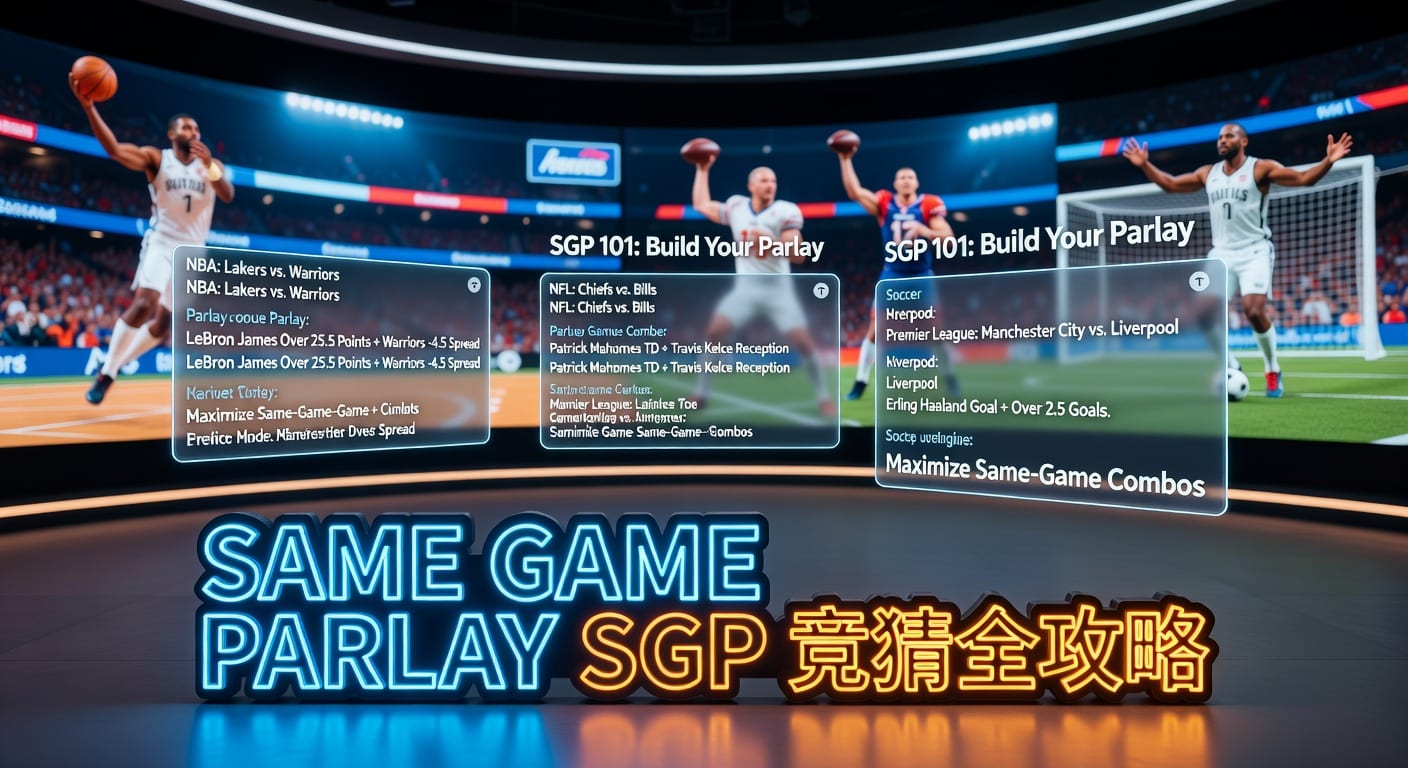Same Game Parlay SGP：体育博彩玩家的终极投注指南